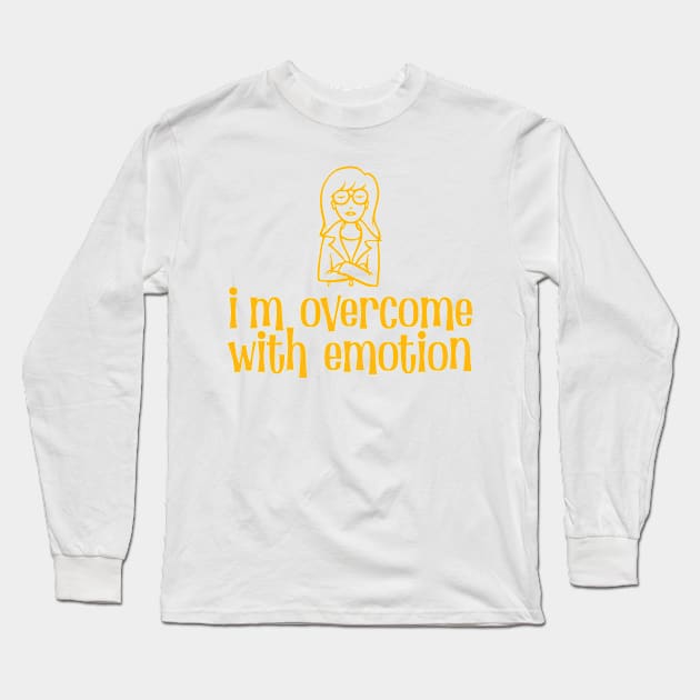 Daria - Im Overcome With emoticon Long Sleeve T-Shirt by edongskithreezerothree